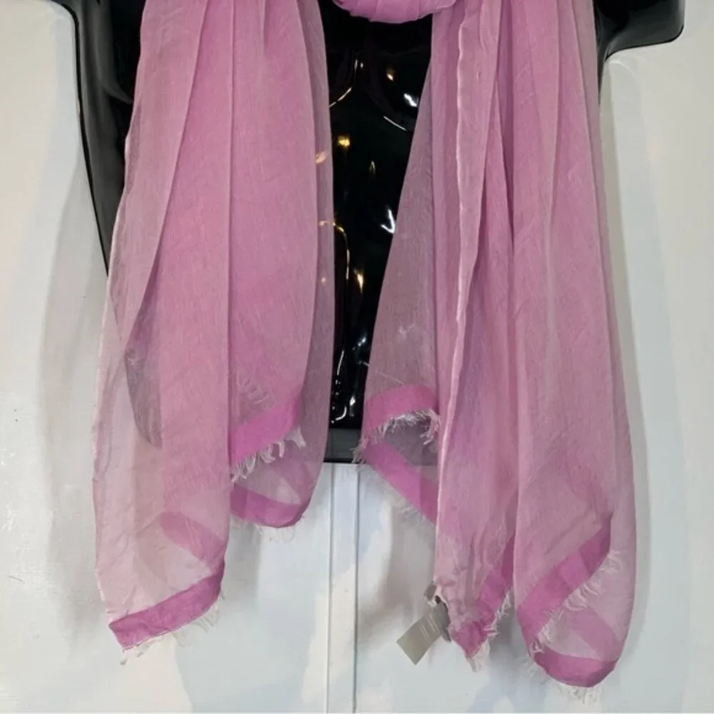 MXsold Nordstrom Modal &Silk Scarf in Lilac - Picture 3 of 7